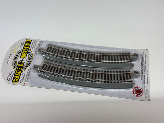 Bachmann 44503 HO Scale 22” Radius Curved E-Z Track® – 4-Pack